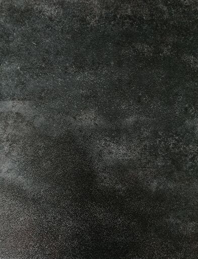 Esstisch Pienza - LB ca. 200x100 cm, ausziehbar, Keramik, Dunkelgrau, Gestell, Schwarzgrau